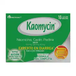 Farmacias YZA Kaomycin 129Mg/280Mg/30Mg 10 Tabs oferta