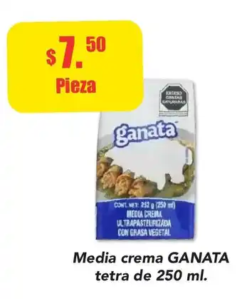 Super Aki Media Crema Ganata 250ml oferta