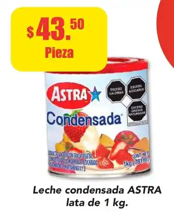 Super Aki Leche Condensada Astra 1kg oferta