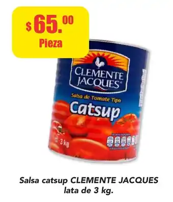 Super Aki Salsa Catsup Clemente Jacques 3kg oferta