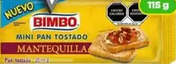 Bodega Aurrerá Bimbo mini pan tostado oferta