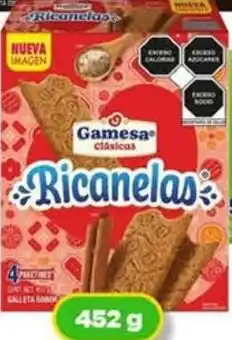 Bodega Aurrerá Gamesa Ricanelas oferta