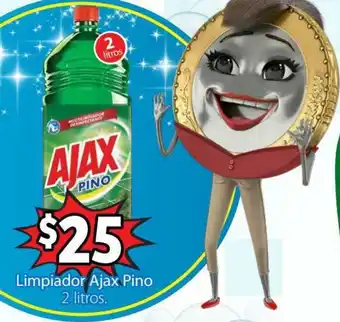 Limpiador Ajax Pino 2 Litros