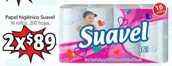 Soriana Híper Papel Higiénico Suavel 16 Rollos, 200 Hojas oferta