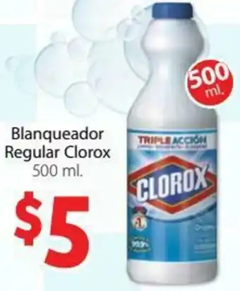 Soriana Híper Blanqueador Regular Clorox 500ml oferta