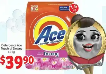 Soriana Híper Detergente Ace Touch of Downy 1.5kg oferta