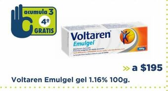 Farmacia San Pablo Voltaren emulgel gel 1.16% 100g oferta