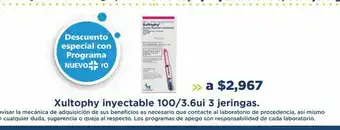 Farmacia San Pablo Xultophy inyectable 100/3.6ui 3 jeringas oferta