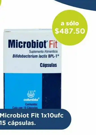 Farmacia San Pablo Microbiot fit 1x10ufc 15 cápsulas. oferta
