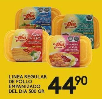 Alsuper Linea regular de pollo empanizado del dia 500g oferta