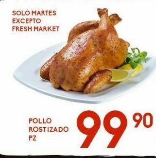 Alsuper Pollo rostizado pz oferta