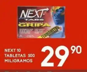 Next 10 tabletas 500mg