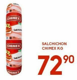Alsuper Salchichón chimex kg oferta
