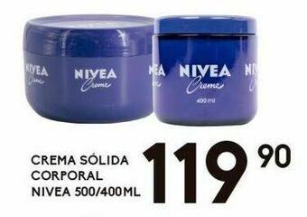 Alsuper Crema sólida corporal nivea 500/400ml oferta