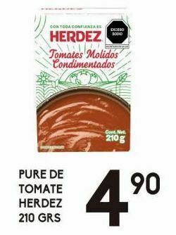 Alsuper Puré de tomate herdez 210g oferta
