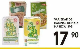 Alsuper Variedad de harina de maíz maseca kg oferta