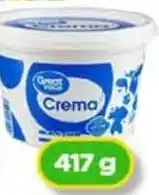 Bodega Aurrerá Great Value crema oferta