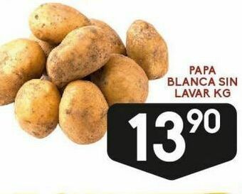 Alsuper Papa blanca sin lavar kg oferta