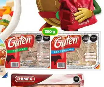 Guten fajitas o deshebrada