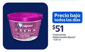 Alpura crema acida deslactosada