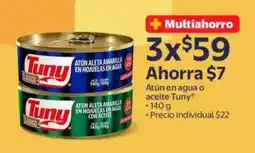 Walmart Tuny atun en agua o aceite oferta
