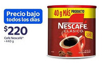 Walmart Nescafé clasico cafe oferta