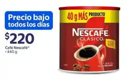 Walmart Nescafé clasico cafe oferta