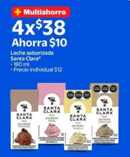 Walmart Santa Clara leche saborizada oferta
