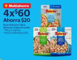 Walmart Dolores atun libre de soya o bajo en sodio oferta