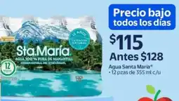 Walmart Santa Maria agua oferta