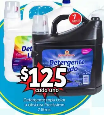 Soriana Híper Detergente Ropa Color u Obscura Precíssimo 7 Litros oferta
