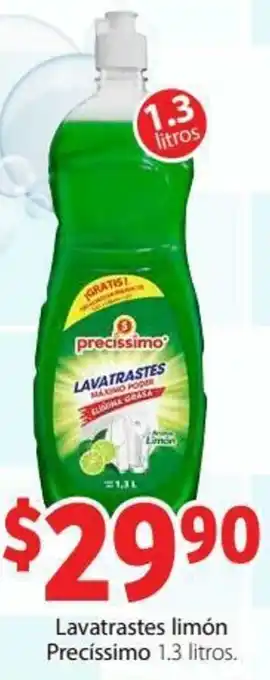 Soriana Híper Lavatrastes Limón Precíssimo 1,3L oferta