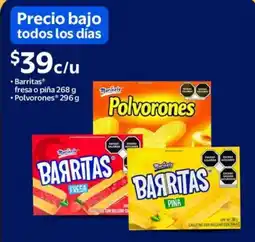 Walmart Barritas o Polvorones oferta