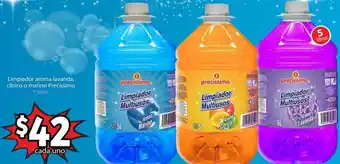 Soriana Híper Limpiador Aroma Lavanda, Citrico o Marino Precíssimo 5L oferta