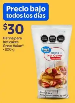 Walmart Great Value harina para hot cakes oferta