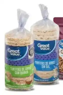 Walmart Great Vatortitas arroz con quinoa o sin sal oferta