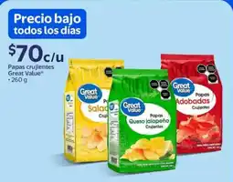 Walmart Great Value papas crujientes oferta