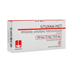 Farmacias Benavides 40 mg Olmesartán/5 mg Amlodipino/12.5 mg Hidroclorotiazida oferta