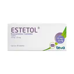 Farmacias Benavides 20 mg Rosuvastatina/10 mg Ezetimiba oferta