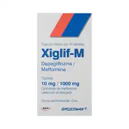 Farmacias Benavides 10 mg Dapagliflozina/1000 mg Metformina oferta