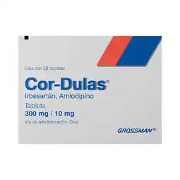 Farmacias Benavides 300 mg Irbesartán/10 mg Amlodipino oferta