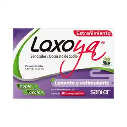 Farmacias Benavides 8.60 mg Senósidos/50 mg Docusato de Sodio oferta