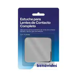 Farmacias Benavides Estuche para lentes de contacto completo oferta