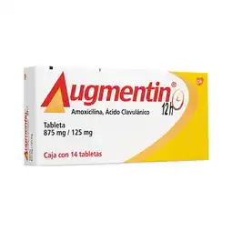 Farmacias Benavides 875 mg /125 mg Acido Clavulánico + Amoxicilina oferta