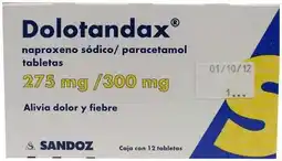 Farmacias Benavides 275 mg / 300 mg Naproxeno + Paracetamol oferta