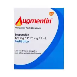 Farmacias Benavides Pediátrico 125 mg Acido Clavulánico + Amoxicilina oferta