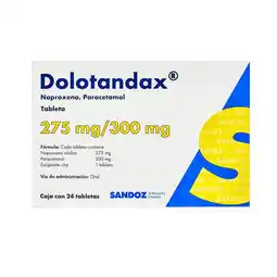Farmacias Benavides 275 mg Naproxeno/300 mg Paracetamol oferta