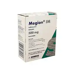 Farmacias Benavides 500 mg Ceftriaxona oferta