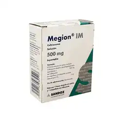 Farmacias Benavides 500 mg Ceftriaxona oferta