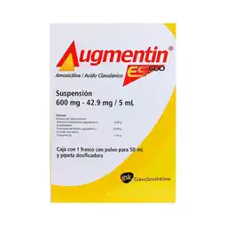 Farmacias Benavides 600 mg Acido Clavulánico + Amoxicilina oferta